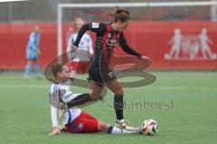 2. Bundesliga Frauen - Saison 2024/25 - FC Ingolstadt 04 Frauen - HSV - Stefanie Reischmann (Nr.24 - FCI Frauen) - Meyer Christin weiss HSV - Foto: Meyer Jürgen