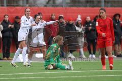 2. Bundesliga Frauen - Saison 2024/25 - FC Ingolstadt 04 Frauen - FC Bayern München - Pija Reininger (Nr.21 - FCI Frauen) - mit dem 2: Führungstreffer - jubel - Schmid Juliane Torwart München - Foto: Meyer Jürgen