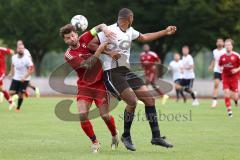 Bezirksliga - Saison 2024/25 - David Meier (Nr.14 - FC Fatih) - Marvin Haug rot Attaching -  Foto: Meyer Jürgen