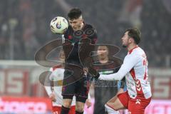 3. Liga; SSV Jahn Regensburg - FC Ingolstadt 04; Linus Rosenlöcher (19, FCI) Kopfball Hermes Lucas (27 SSV)