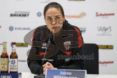 3. Liga; 1. FC Saarbrücken - FC Ingolstadt 04; 1:0 Pressekonferenz Interview Cheftrainerin Sabrina Wittmann (FCI)