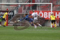 2. Bundesliga Frauen - Saison 2024/25 - FC Ingolstadt 04 Frauen - SV Weinberg - Der 3:1 Führungstreffer durch Nina Penzkofer (Nr.29 - FCI Frauen) - jubel - Glaser Franziska Torwart Weinberg - XXXXX - Foto: Meyer Jürgen