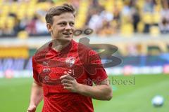 3. Liga; SG Dynamo Dresden - FC Ingolstadt 04; Moritz Seiffert (23, FCI) vor dem Spiel