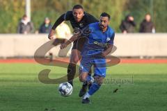 Bezirksliga - Saison 2024/25- FC Fatih Ingolstadt - SVN München - David Meier (Nr.14 - FC Fatih) - Cenk Imsak blau München - Foto: Meyer Jürgen