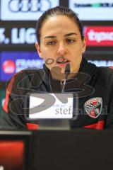 3. Liga; FC Ingolstadt 04 - TSV Havelse; Interview Pressekonferenz Cheftrainerin Sabrina Wittmann (FCI)