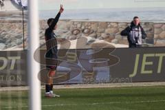3. Liga - Saison 2025/26 - Hansa Rostock - FC Ingolstadt 04  - Der0:1Treffer durch Marcel Costly (Nr.22 - FCI) - jubel-  -- Foto: Meyer Jürgen
