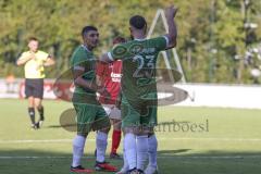 Kreisliga - Saison 2023/2024 - FC Gerolfing - Türk SV Ingolstadt - Der 2:0 Führungstreffer durch Christian Träsch grün Gerolfing - jubel - Foto: Meyer Jürgen