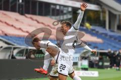 3. Liga; Hannover 96 II - FC Ingolstadt 04; Tor Jubel Treffer 0:3, Sebastian Grönning (11, FCI) Marcel Costly (22, FCI)