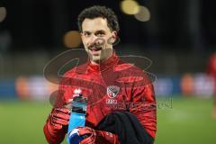 3. Liga; 1. FC Schweinfurt 05 - FC Ingolstadt 04; vor dem Spiel Torwart Kai Eisele (25, FCI)