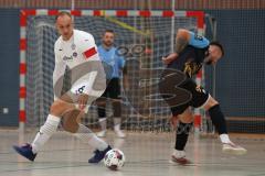 Futsal - Saison 2024/25- MTV Ingolstadt - 1860 München - Drazen Lovric weiss MTV - Zoran Jelic schwarz München - Foto: Meyer Jürgen