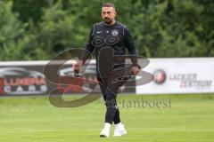 Bezirksliga - Saison 2023/2024 - SV Manching  - SV Sulzemoos - Cheftrainer Serkan Demir (SV Manching) - Foto: Meyer Jürgen