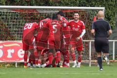 Kreisklasse - Saison 2025/26- Türk SV Ingolstadt - SV Lippertshofen - Der 2:0 Führungstreffer durch Enis Kuqanaj rot Türkisch  - jubel - XXXXX - Foto: Meyer Jürgen