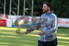 Totopokal- Saison 2023/2024 - SV Manching  - VFB Eichstätt - Dominic Rühl Trainer Eichstätt - Foto: Meyer Jürgen