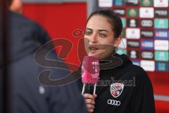 3. Liga - Saison 2024/25 - FC Ingolstadt 04 - SpVgg Unterhaching -  im Interview mit Magenta Sport - Cheftrainerin Sabrina Wittmann (FCI) - XXXXX - Foto: Meyer Jürgen