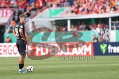 DFB-Pokal; FC Ingolstadt 04 - 1. FC Kaiserslautern; Niclas Dühring (18, FCI)