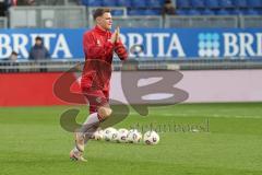 3. Liga - Saison 2025/26 - SV Wehen/Wiesbaden - FC Ingolstadt 04  - Simon Lorenz (Nr.32 - FCI) begrüßt die Fans - XXXXX - Foto: Meyer Jürgen