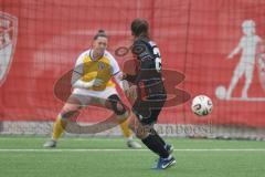 2. Bundesliga Frauen - Saison 2025/26 - FC Ingolstadt 04 Frauen - FFC Turbine Potsdam - Stefanie Reischmann (Nr.24 - FC Ingolstadt Frauen I) mit einer Torchance - Plöchinger Silia Torwart  Potsdam - Foto: Meyer Jürgen