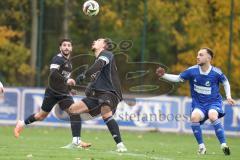 Bezirksliga - Saison 2025/26 - TSV Ober./Unterhaunstadt -  TSV Gaimersheim - Domenic Raimann (Nr.26 - TSV Gaimersheim) - David Polster blau Ober/Unterh.stadt - Foto: Meyer Jürgen