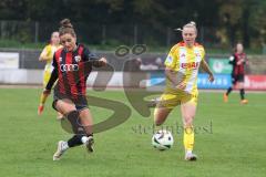 2. Bundesliga Frauen - Saison 2024/25 - FC Ingolstadt 04 Frauen - FC Union Berlin - Magdalena Schwarz (Nr.23 - FCI Frauen) - Steinert Judith gelb Berlin - Foto: Meyer Jürgen