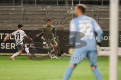 3. Liga; SV Sandhausen - FC Ingolstadt 04; Angriff Deniz Zeitler (38, FCI) Halimi Besar (11 SVS) Torwart Königsmann Timo (22 SVS)