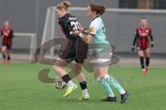 2. Bundesliga Frauen - Saison 2025/26 - FC Ingolstadt 04 Frauen - SG Andernach - Nina Penzkofer (Nr.29 - FC Ingolstadt Frauen I) - Zilligen Vanessa grün Andernach  - Foto: Meyer Jürgen