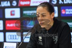 3. Liga; FC Ingolstadt 04 - Alemannia Aachen; Interview Pressekonferenz Cheftrainerin Sabrina Wittmann (FCI)