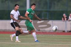 Bezirksliga - Saison 2024/25- FC Fatih - FC Gerolfing -  - Leo Zänger (Nr.11 - FC Gerolfing) - Marko Miskovic (Nr.21 - FC Fatih) - Foto: Meyer Jürgen