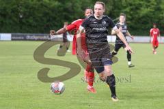 Bezirksliga - Saison 2025/26 - FC Fatih Ingolstadt - TSV Rohrbach - Philipp Federl schwarz Rohrbach - Bright Aikhionbare rot Fatih  - Foto: Meyer Jürgen