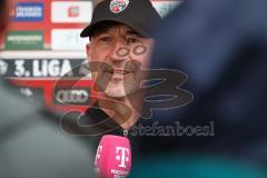 3. Liga - Saison 2026/27 - FC Ingolstadt 04 - SV Wehen Wiesbaden - Cheftrainer Achim Beierlorzer (FCI)   im Interview mit Magenta Sport  - XXXXX - Foto: Meyer Jürgen