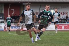 Bezirksliga - Saison 2025/26- TSV Gaimersheim - TSV Ober./Unterh.stadt - Quendrim Hoti (Nr.4 - TSV Gaimersheim) - Amadeus Taubert grau Ober/. Unterh.stadt - Foto: Meyer Jürgen