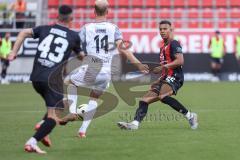 3. Liga; FC Ingolstadt 04 - Rot-Weiss Essen; Marcel Costly (22, FCI) Brumme Lucas (14 RWE) Felix Keidel (43, FCI)