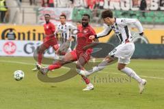 3. Liga; TSV Havelse - FC Ingolstadt 04; Dennis Kayigin (10, FCI) Schuß Duah Dennis (15 TSV)