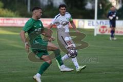 Landesliga - Saison 2024/25 - SV Manching - SV Cosmos Aystetten - Fabian Neumayer (Nr.9 - SV Manching) - XXXXX - Foto: Meyer Jürgen