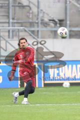 3. Liga; 1. FC Saarbrücken - FC Ingolstadt 04; vor dem Spiel Torwart Kai Eisele (25, FCI)