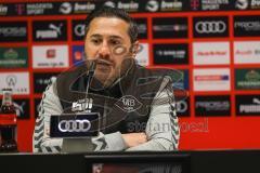 3. Liga; FC Ingolstadt 04 - 
VfB Oldenburg; Cheftrainer Fuat Lilic (VfB) Pressekonferenz Interview