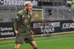 3. Liga; SV Sandhausen - FC Ingolstadt 04; Dennis Borkowski (7, FCI) Tor Jubel Treffer Ausgleich 1:1