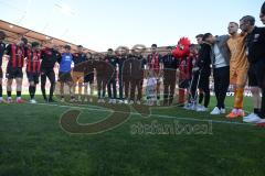 3. Liga - Saison 2024/25 - FC Ingolstadt 04 - SV Wehen Wiesbaden - Das Spiel ist aus - - Foto: Meyer Jürgen