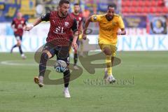 3.Liga - Saison 2023/2024 - FC Ingolstadt 04 -  1. FC Saarbrücken - Pascal Testroet (Nr.37 - FCI) - Foto: Meyer Jürgen