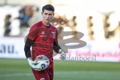 3. Liga; SC Verl - FC Ingolstadt 04; vor dem Spiel Torwart Markus Ponath (1, FCI)