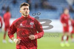 3. Liga; VfL Osnabrück - FC Ingolstadt 04; vor dem Spiel Linus Rosenlöcher (19, FCI)