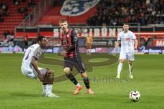 3. Liga; FC Ingolstadt 04 - VfL Osnabrück; Benjamin Kanuric (8, FCI) Kayo Bryang (48 VFLO)