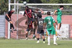 Bayernliga Nord - Saison 2024/25 - FC Ingolstadt 04 II - SV Fortuna Regensburg - Jason Osei Tutu (Nr.11 - FCI U21) - Thomas Rausch (Nr.16 - FCI U21) - Foto: Meyer Jürgen