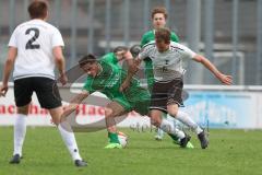 A-Klasse - Saison 2023/24 - TSV Gaimersheim II - FC Gerolfing II-  - Carlo Leilich weiss Gaimersheim - Altan Calim grün Gerolfing - Foto: Meyer Jürgen