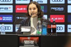 3. Liga; FC Ingolstadt 04 - TSV 1860 München; Pressekonferenz Interview Pressesprecherin Kristina Richter (FCI) verabschiedet sich, verlässt den Verein.