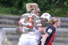 2. Bundesliga Frauen - Saison 2025/26 - FC Ingolstadt 04 Frauen - FCB München II - Jana Mijatovic (Nr.21 - FC Ingolstadt Frauen I) - Zähringer Luzie rot FCB  - Foto: Meyer Jürgen