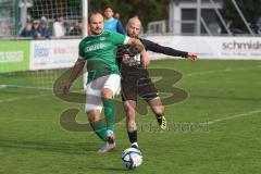 Bezirksliga - Saison 2024/25 - FC Gerolfing - TSV Gaimersheim - Den Lovric (Nr.20 - FC Gerolfing) - Semih Coklar (Nr.54 - TSV Gaimersheim) - Foto: Meyer Jürgen