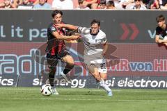 3. Liga; FC Ingolstadt 04 - TSV 1860 München; Kampf um den Ball Deniz Zeitler (38, FCI) Reich Lukas (20 TSV)