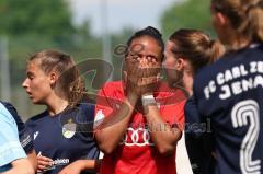 DFB - Pokal Frauen 1. Runde - Saison 2023/2024 - FC Ingolstadt 04 - FC Carl Zeiss Jena - Samantha Stiglmeier (Nr.12 - FCI Frauen) nach einer vergebenen Torchance - Foto: Meyer Jürgen