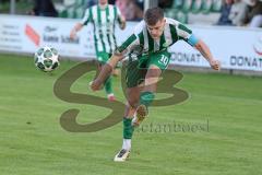 Landesliga - Saison 2025/26 - SV Manching - TSV Dachau  - Sebastian Graßl (Nr.10 - SV Manching)  - Foto: Meyer Jürgen