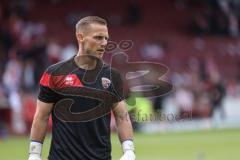 3. Liga; Energie Cottbus - FC Ingolstadt 04; vor dem Spiel Torwart Marius Funk (1, FCI)